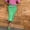 Jupe sweat Nat verte