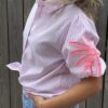 Chemise palmier Rose