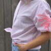 Chemise palmier Rose