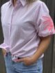 Chemise palmier Rose