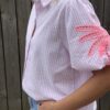 Chemise palmier Rose