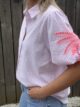 Chemise palmier Rose