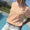 T-shirt léo orange