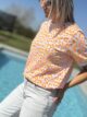 T-shirt léo orange