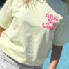 T-shirt After Sun jaune