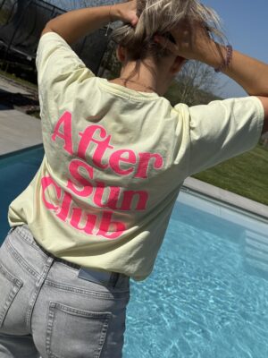 T-shirt After Sun jaune