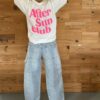 T-shirt After Sun blanc
