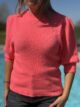 Pull Léa corail