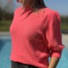 Pull Léa corail