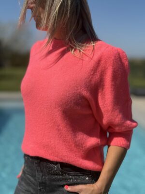 Pull Léa corail
