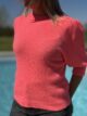 Pull Léa corail