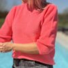 Pull Léa corail