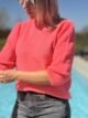 Pull Léa corail
