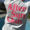 T-shirt After Sun blanc