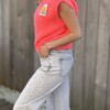 Gilet Smiley corail