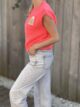 Gilet Smiley corail