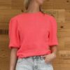 Pull Léa corail