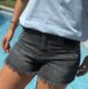 Short Manon gris à strass
