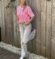 T-shirt Léo rose