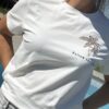 T-shirt palmier sun rose