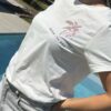 T-shirt palmier sun rose