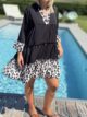 Robe Léopard Noir