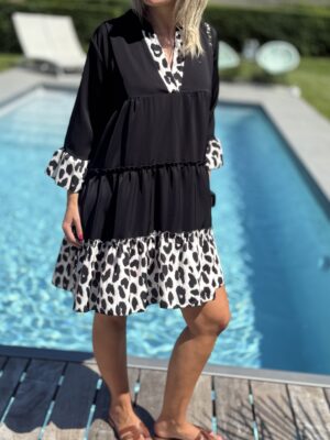 Robe Léopard Noir