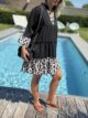 Robe Léopard Noir