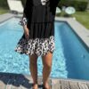 Robe Léopard Noir
