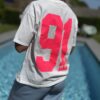 T-shirt blanc Vibes 91