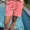Short léopard rose  (grande taille)