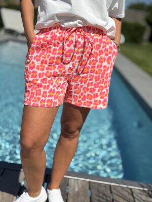 Short léopard rose  (grande taille)