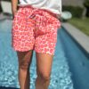 Short léopard rose  (grande taille)
