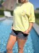 t-shirt jaune The Vacation Club