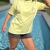 t-shirt jaune The Vacation Club
