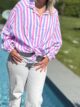 Chemise Sunset Stripes
