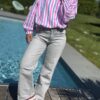 Chemise Sunset Stripes