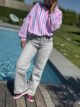 Chemise Sunset Stripes