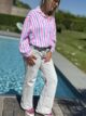 Chemise Sunset Stripes