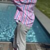 Chemise Sunset Stripes