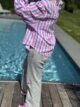 Chemise Sunset Stripes