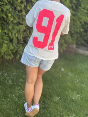 T-shirt blanc Vibes 91