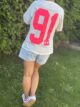 T-shirt blanc Vibes 91
