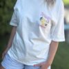T-shirt The Vacation Club Blanc