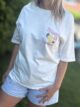 T-shirt The Vacation Club Blanc