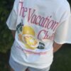 T-shirt The Vacation Club Blanc