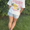 T-shirt The Vacation Club Blanc
