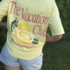 t-shirt jaune The Vacation Club
