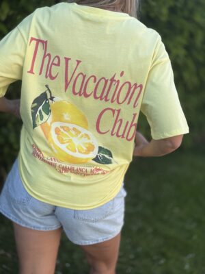 t-shirt jaune The Vacation Club