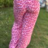 Pantalon Léopard Rose 